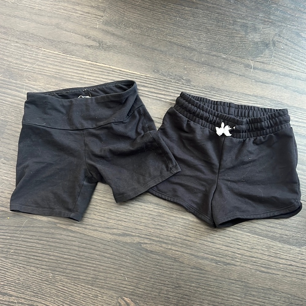 Black Biker Biker Shorts and Sweatshorts